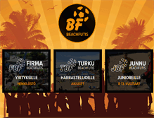 Tablet Screenshot of beachfutis.com